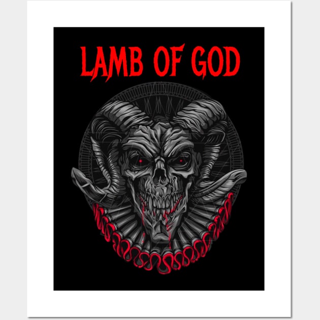 LAMB OF GOD BAND Wall Art by Pastel Dream Nostalgia